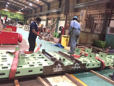 cnc machine shifting and installation-3