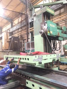 cnc machine shifting and installation-5